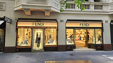 Fendi store in Melbourne