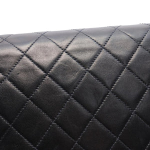 Chanel Full Flap Bag Black Lambskin Gold