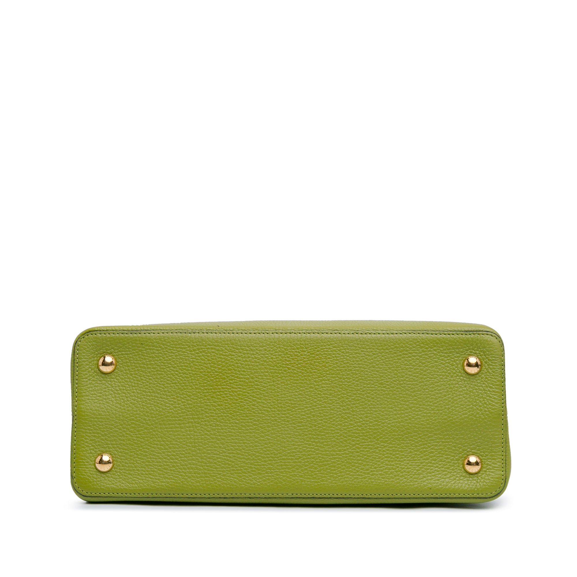 Louis Vuitton Capucines MM Green Taurillon