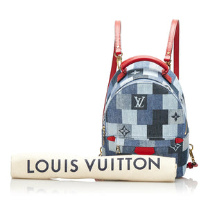 Louis Vuitton Palm Springs Patchwork Denim Monogram  Limited Edition