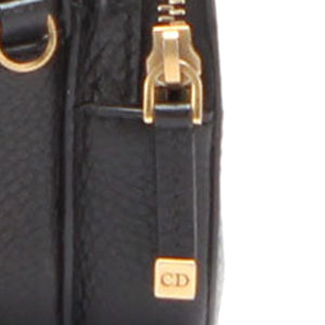 Dior J'Adoir Camera Case Clutch with Chain Black Calfskin