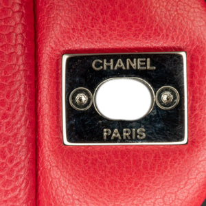 Chanel Classic Double Flap Moyen Bourgogne Caviar Or