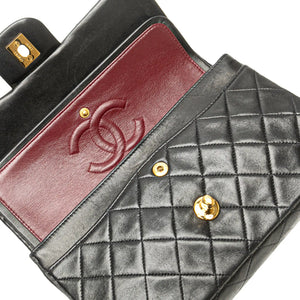 Chanel Classic Double Flap Small Black Lambskin Gold