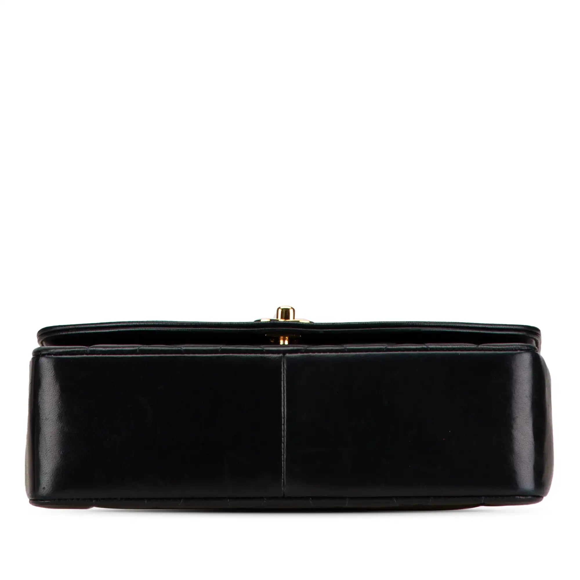 Chanel Diana Medium Black Lambs en peau d'alerte