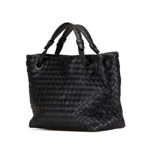 Bottega Veneta Bella Tote Cuir intrécciato noir