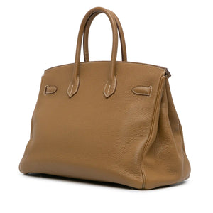 Hermès Birkin 35 Etoupe Togo Palladium