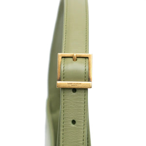 Yves Saint Laurent Le 5 a 7 Green Leather