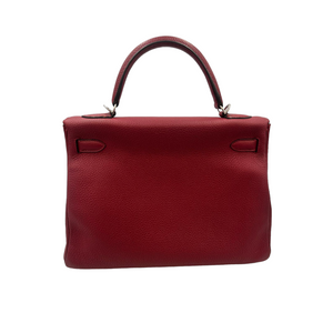 Hermès Kelly 32 Retourne Rouge Grenat