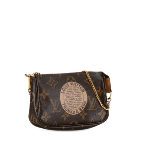 Louis Vuitton Trunks and Bags Pochette Accessoires Mini Monogram Canvas