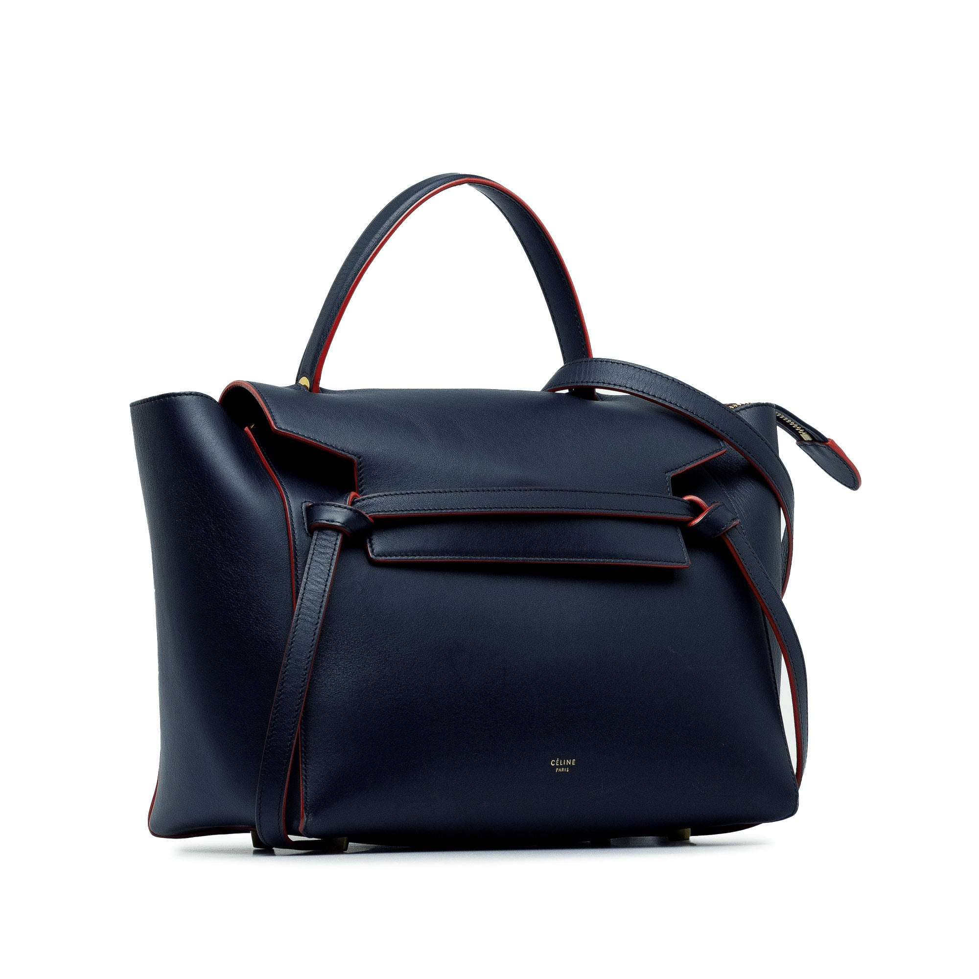 Celine Belt Bag Mini Blue Calfskin