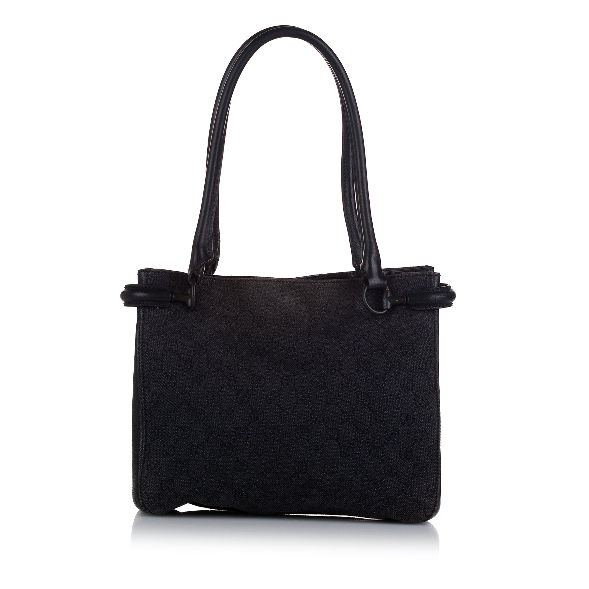 Gucci Tote Bag Black GG Canvas