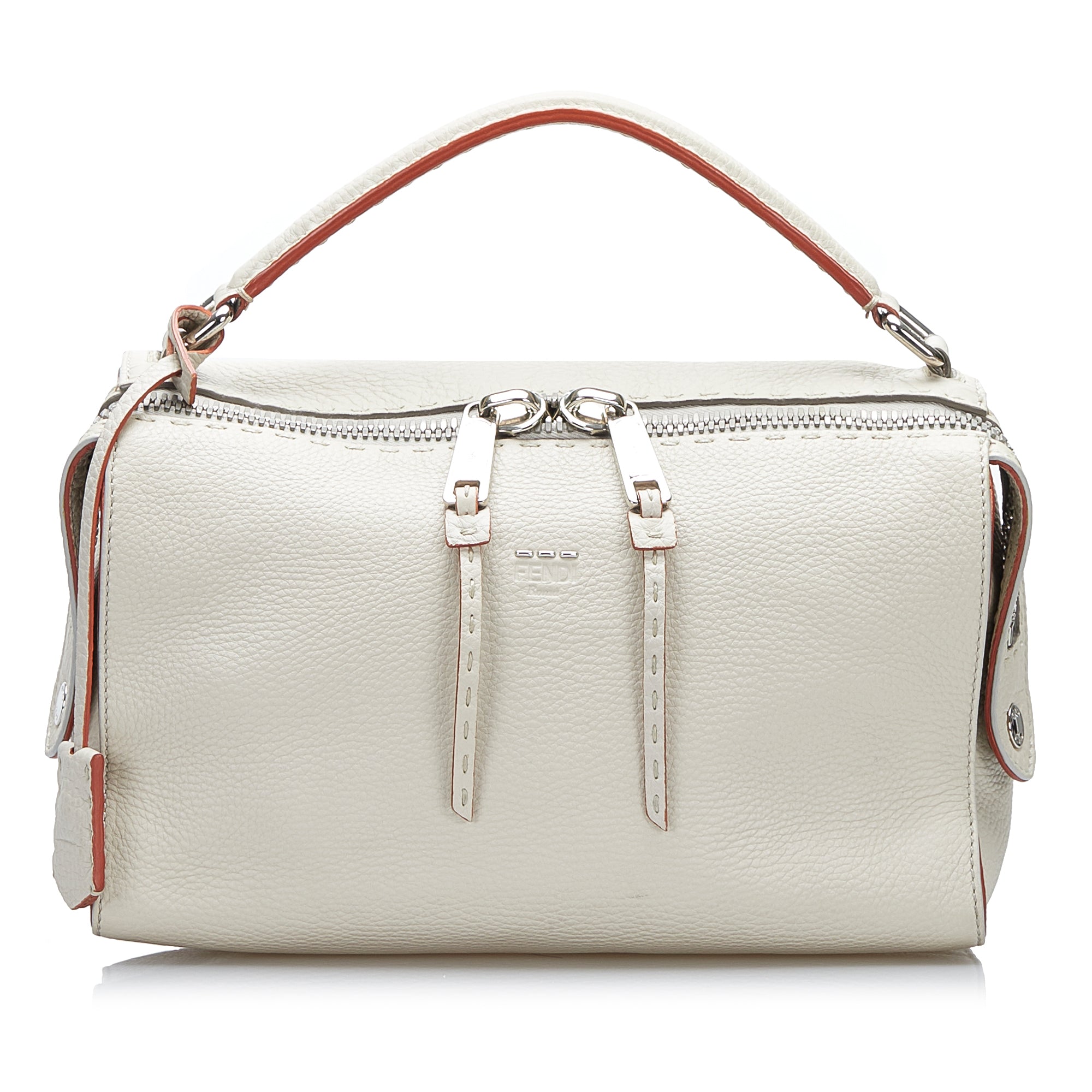 Fendi Selleria Lei Handbag White