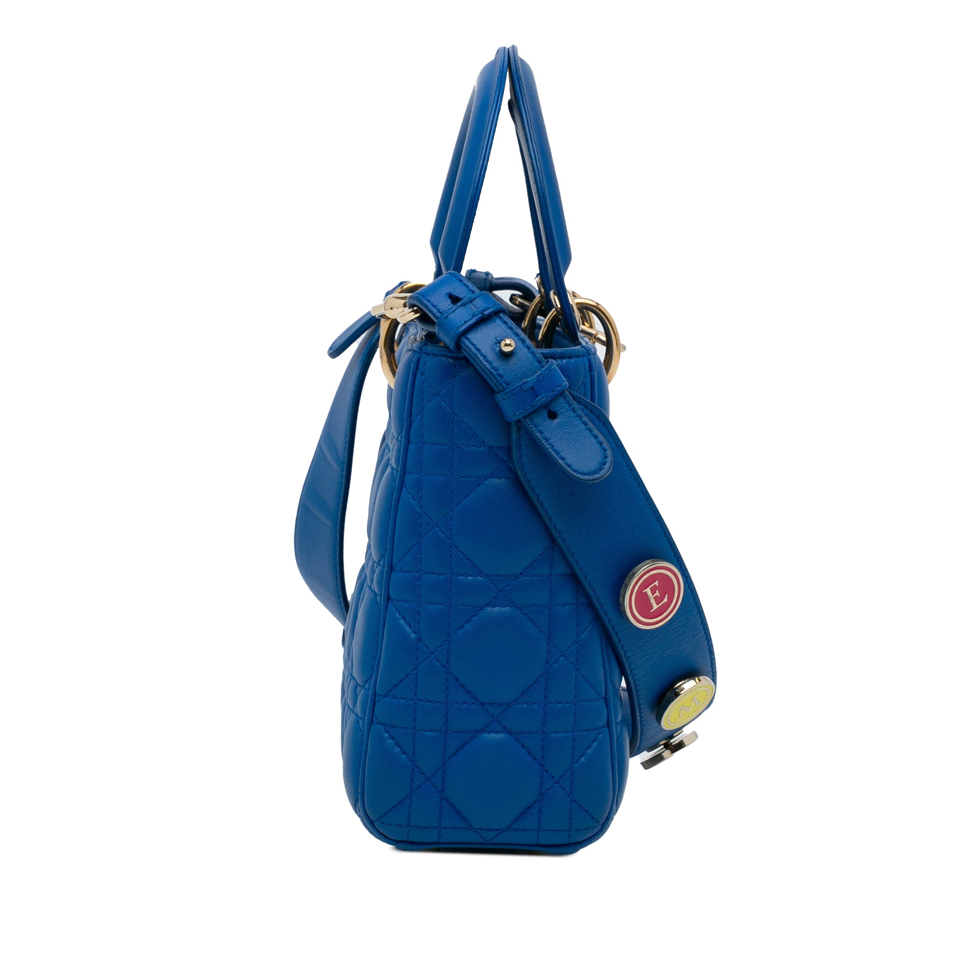 Dior Lady Dior My ABC Small Blue Lambskin Cannage