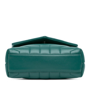 Yves Saint Laurent LouLou Toy Green Leather