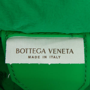 Bottega Veneta Cassette Tote Green Padded Intrecciato Nylon