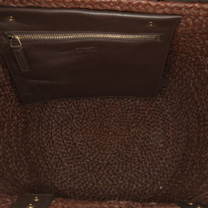 Yves Saint Laurent Tote Bag Brown Raffia