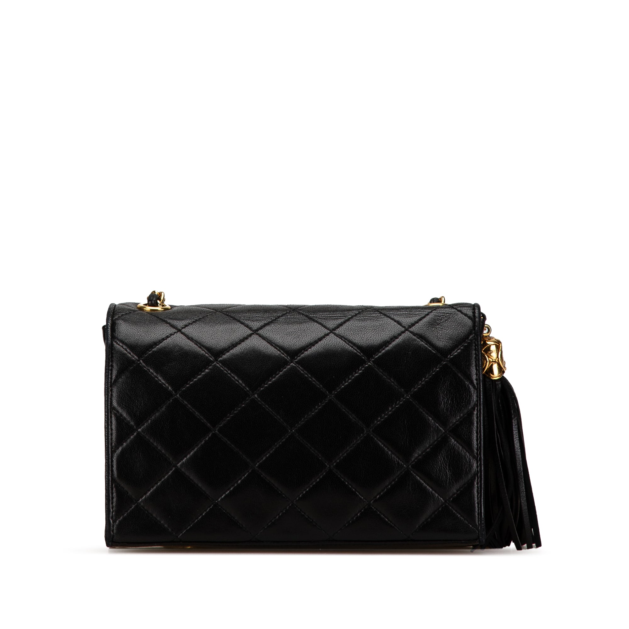 Chanel CC Flap Black Diamond Lambskin Gold