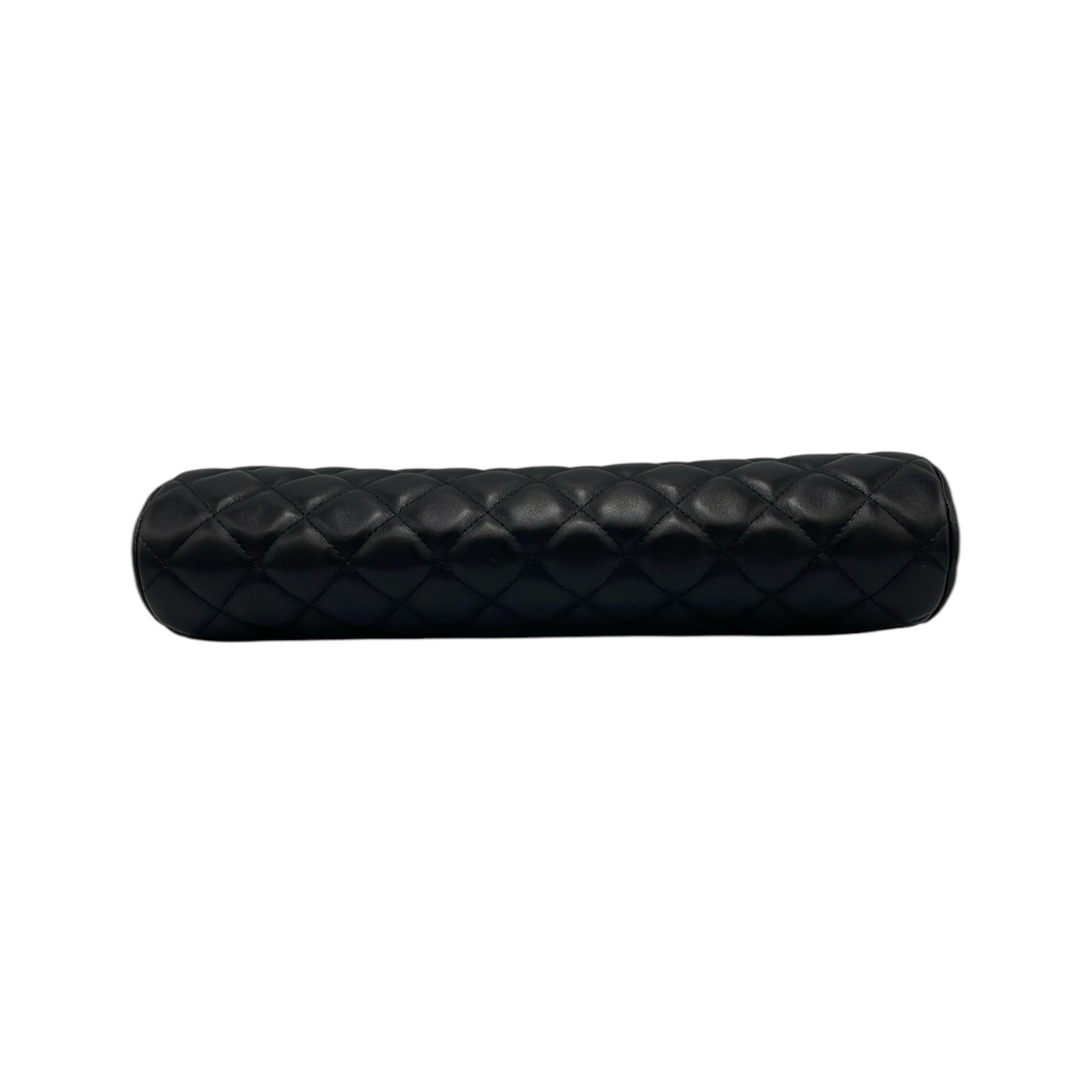 Chanel Clutch Black Lambs en peau d'agneau