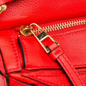 Loewe Puzzle Bag Medium Red Calfskin