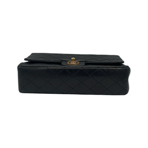 Chanel Classic Double Flap Medium Black Lambskin Gold