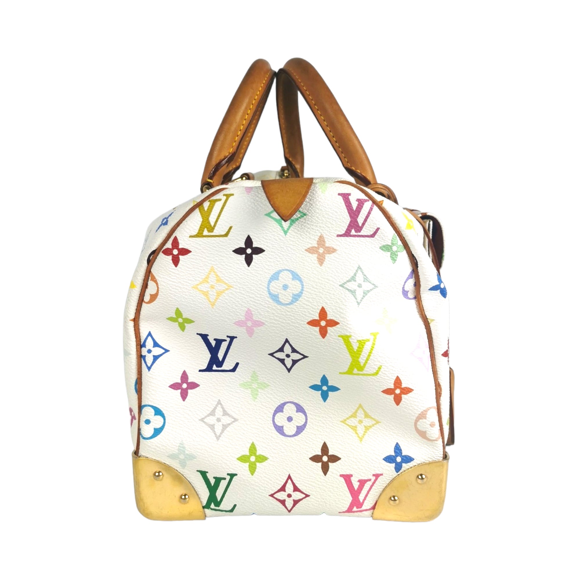 multicolor louis vuitton backpack white
