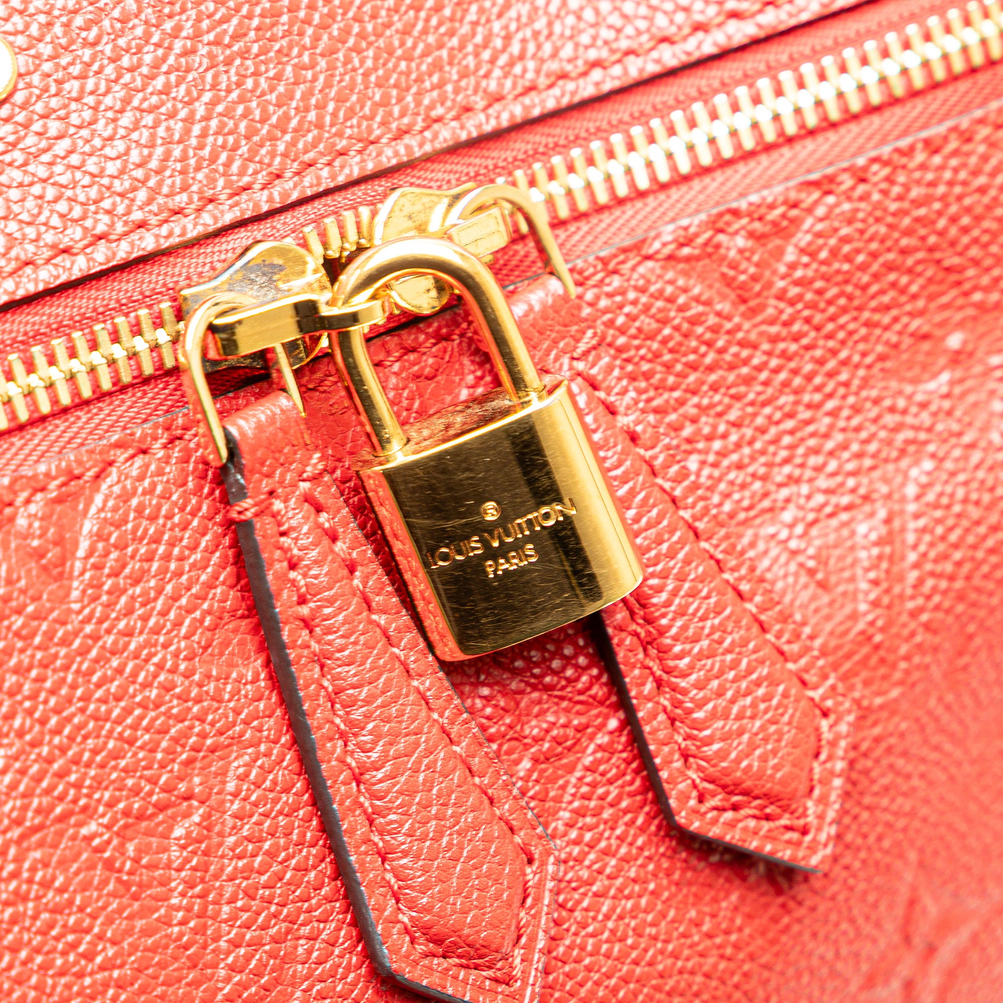 Louis Vuitton Spontini Red Monogram Empreinte