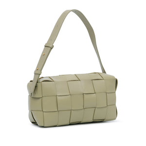 Bottega Veneta Brick Cassette Medium Olive Green Intrecciato