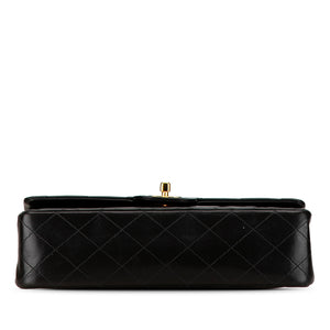 Chanel Classic Double Flap Medium Black Lambskin Gold