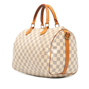 Louis Vuitton Speedy Bandoulière 30 Damier Azur Canvas