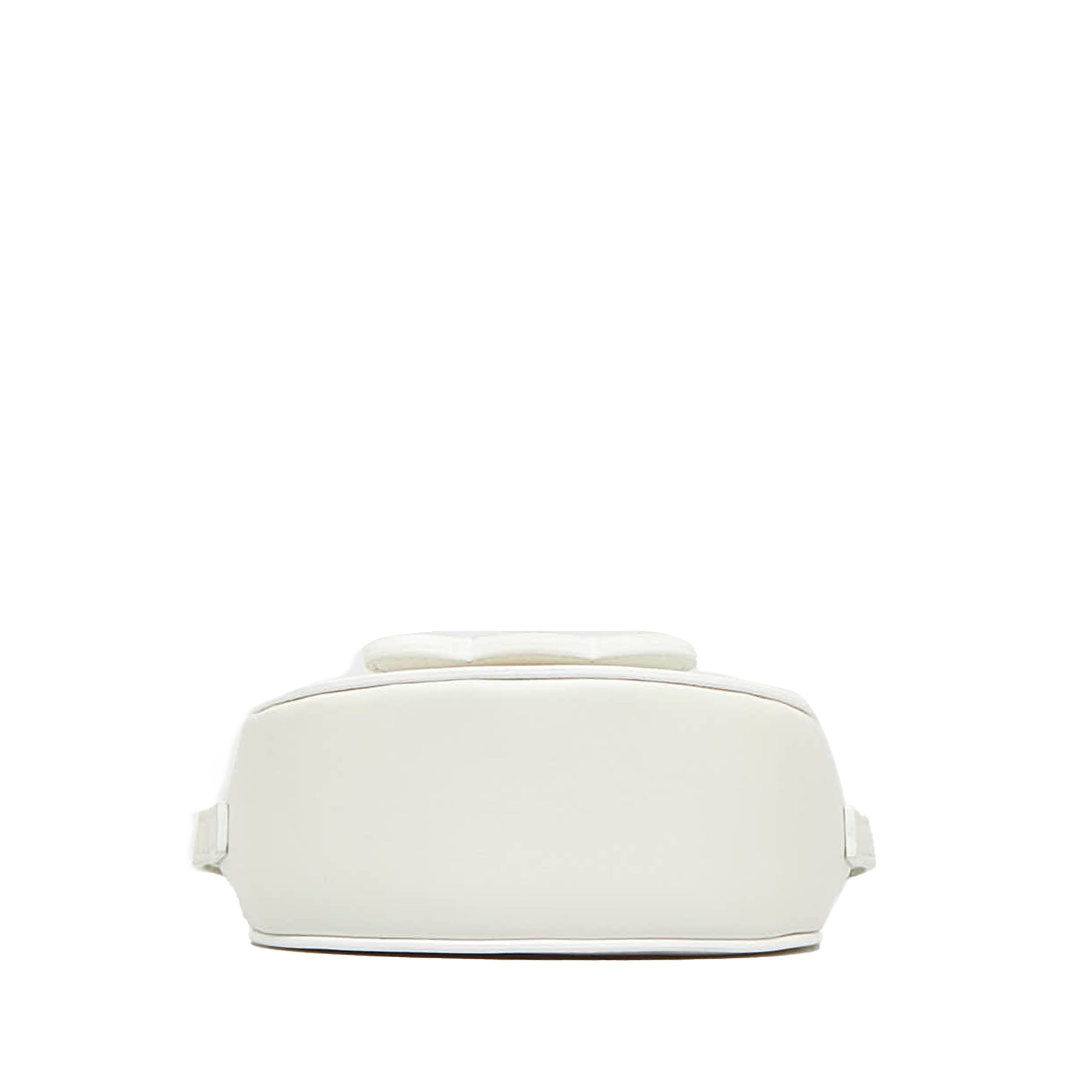 Celine Triomphe Cuir Besace Mini White Calfskin