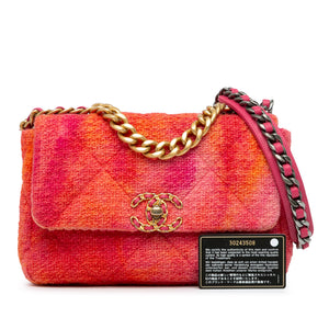 Chanel 19 Flap Bag Medium MulticolorTweed