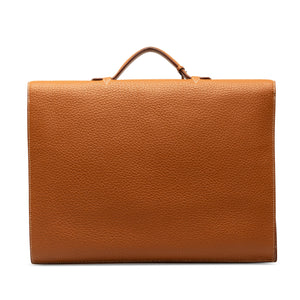 Hermès Sac A Depeches 38 Brown Taurillon