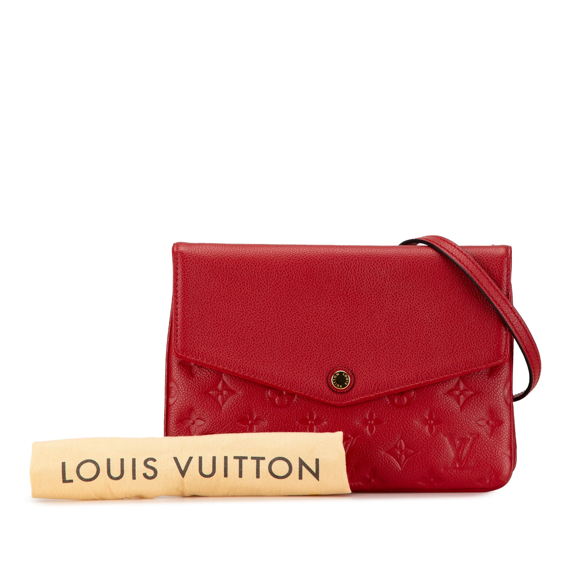 Louis Vuitton Twice Red Monogram Empreinte