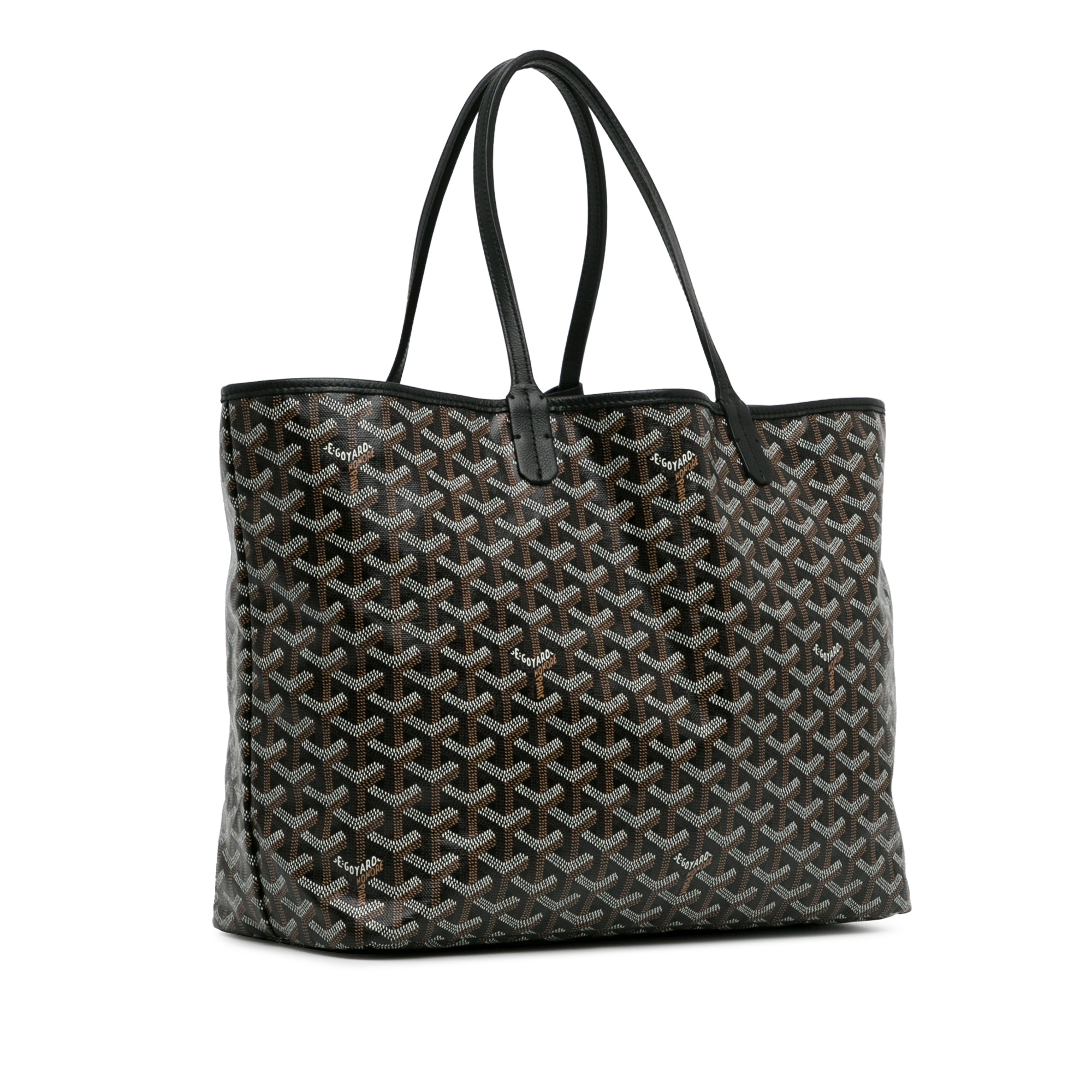 Goyard Saint Louis PM Black Goyardine Canvas