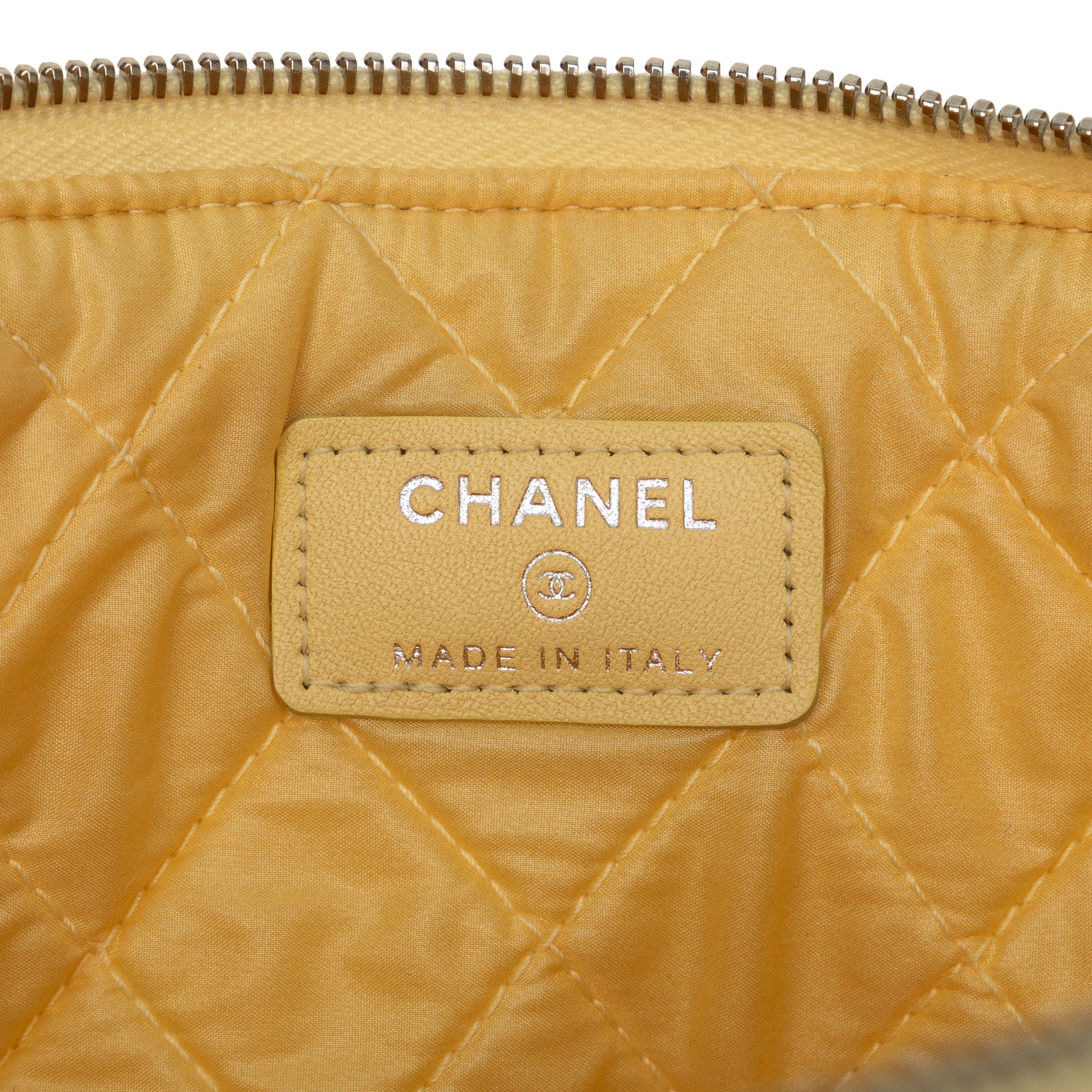 Chanel Deauville O Case Beige Canvas