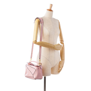 Loewe Puzzle Bag Small Pink Calfskin