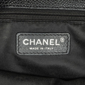 Chanel GST Black Caviar Silver