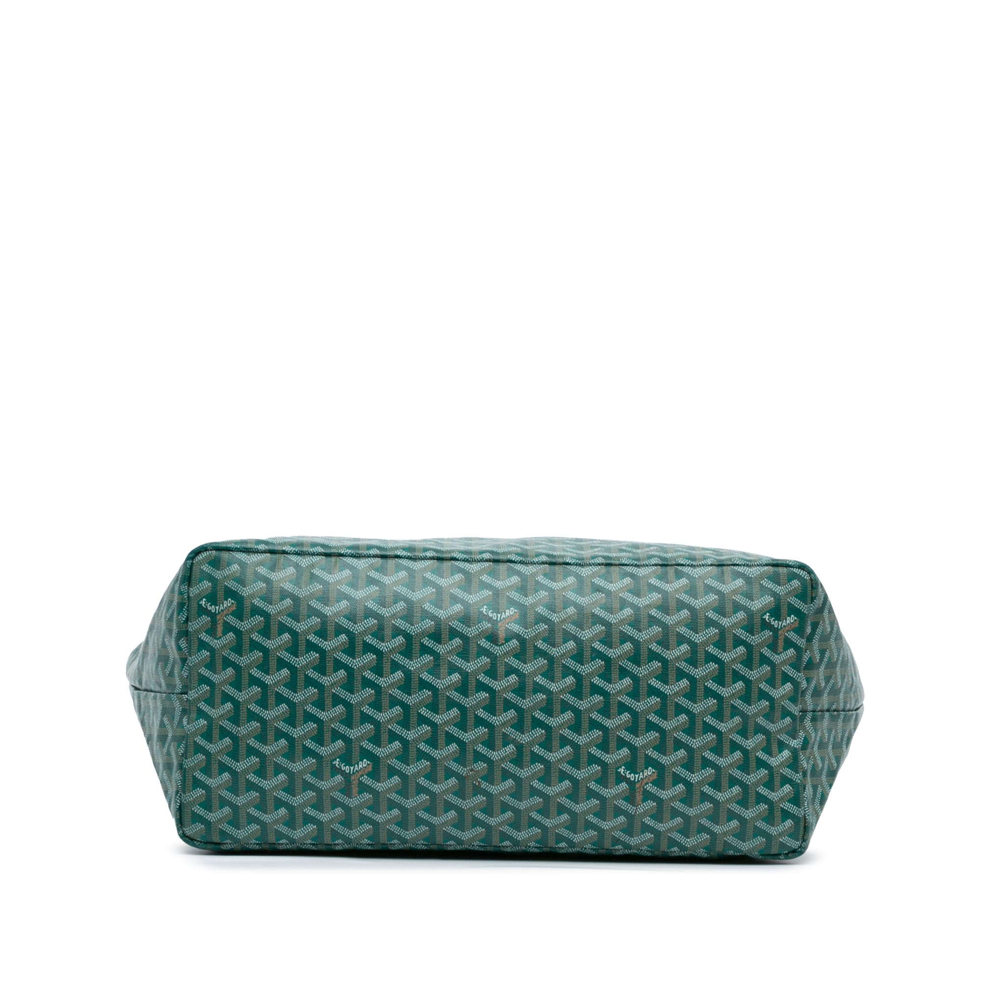 Goyard Saint Louis GM Green Goyardine Canvas