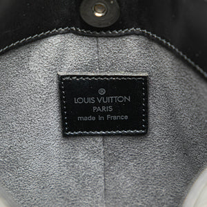 Louis Vuitton Pochette Demi Lune  Black Epi