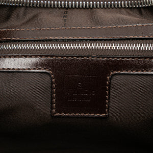 Fendi Croissant Hobo Brown Zucca Canvas