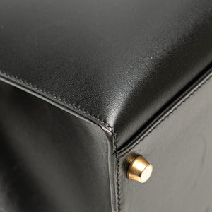 Hermès Kelly 35 Black Boxcalf Gold