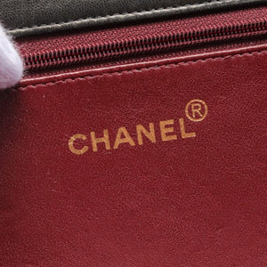 Chanel Full Flap Bag Black Lambskin Gold