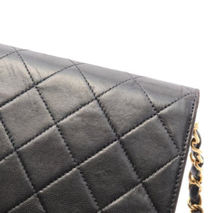 Chanel Full Flap Bag Black Lambskin Gold