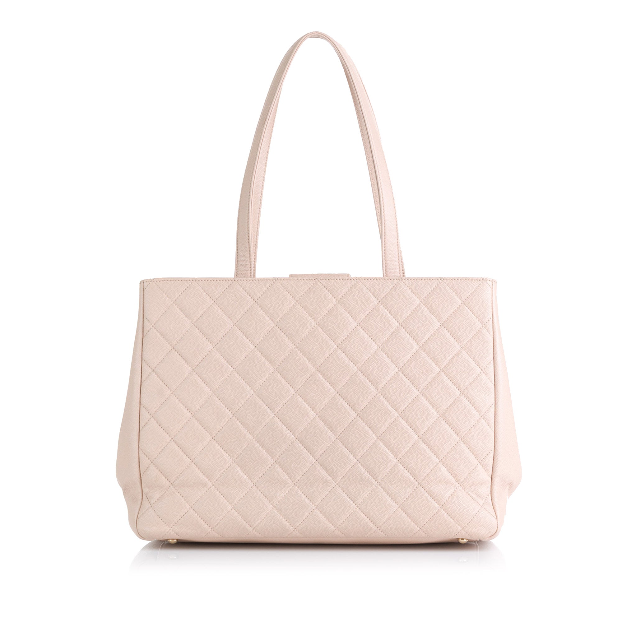 Chanel Business Affinity Tote Bag pink Caviar gold