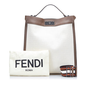 Fendi Peekaboo X-Lite White Zucca