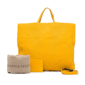 Bottega Veneta Nappa Yellow Intrecciato