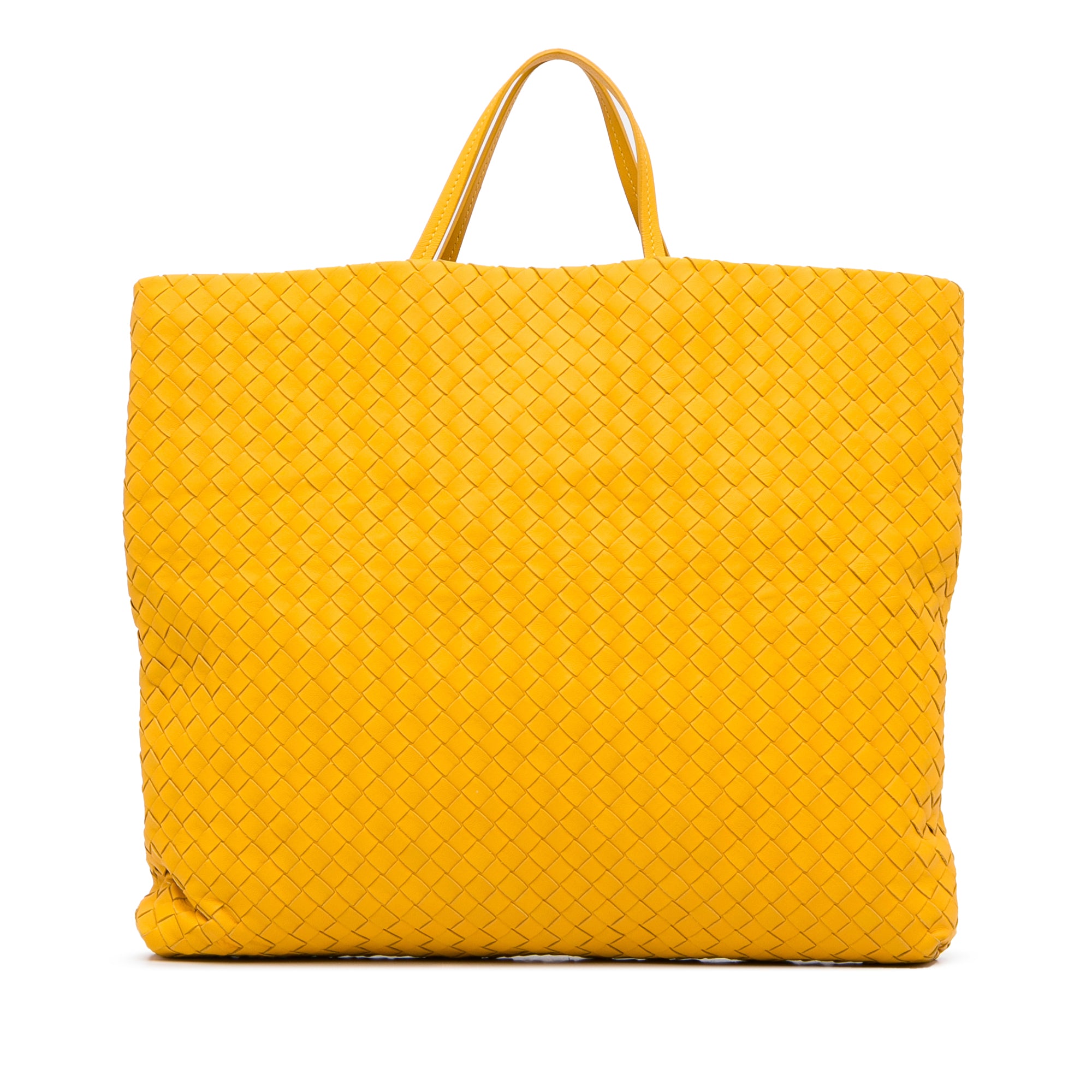 Bottega Veneta Nappa Yellow Intrecciato