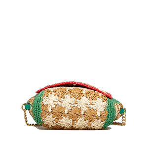 Gucci GG Marmont Small Multicolor Raffia