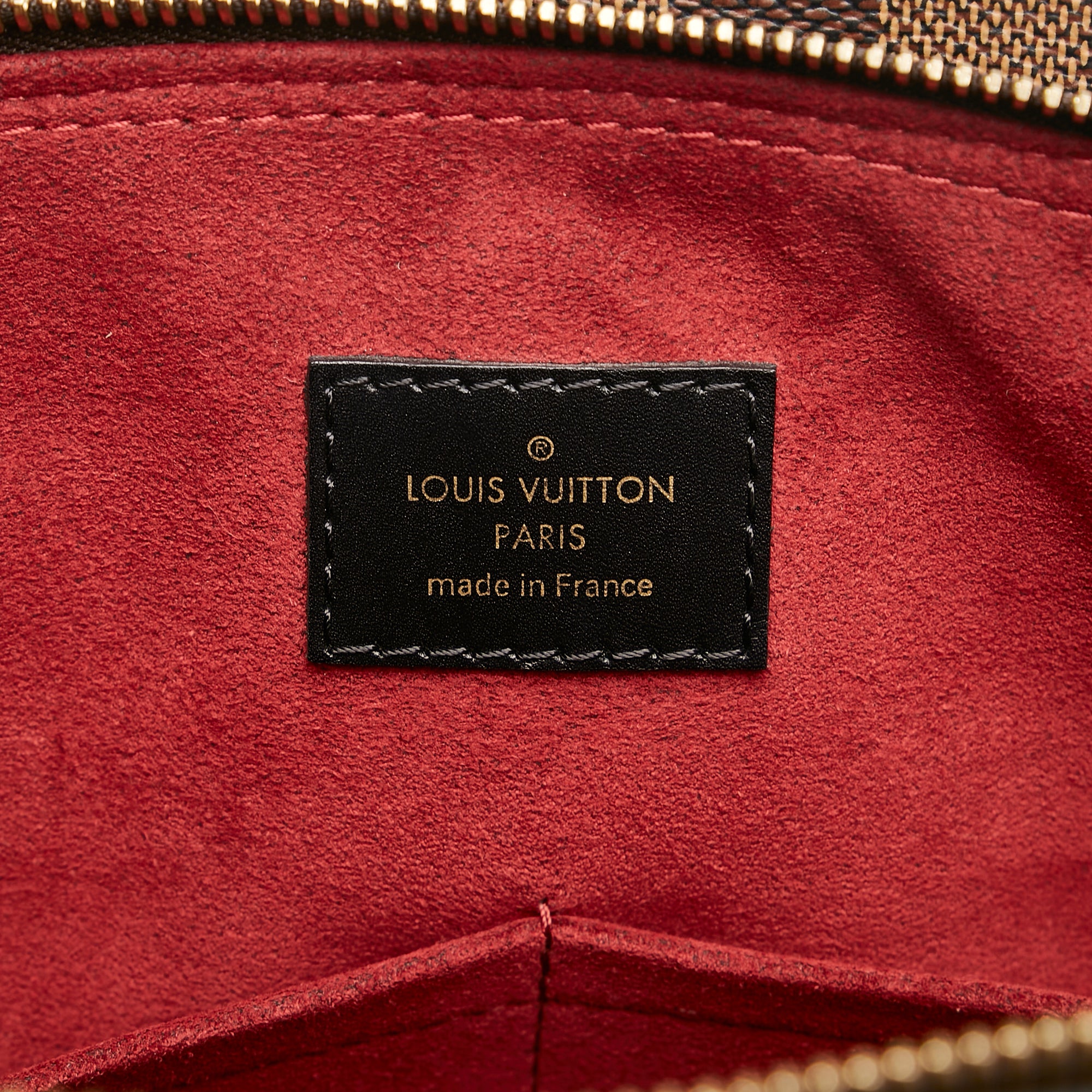 Louis Vuitton Normandy Shearling Damier level canvas