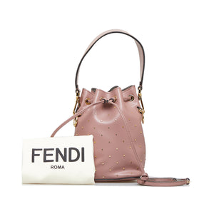 Fendi Roma Amor Mon Tresor Bucket Bag Embroidered Zucca Canvas